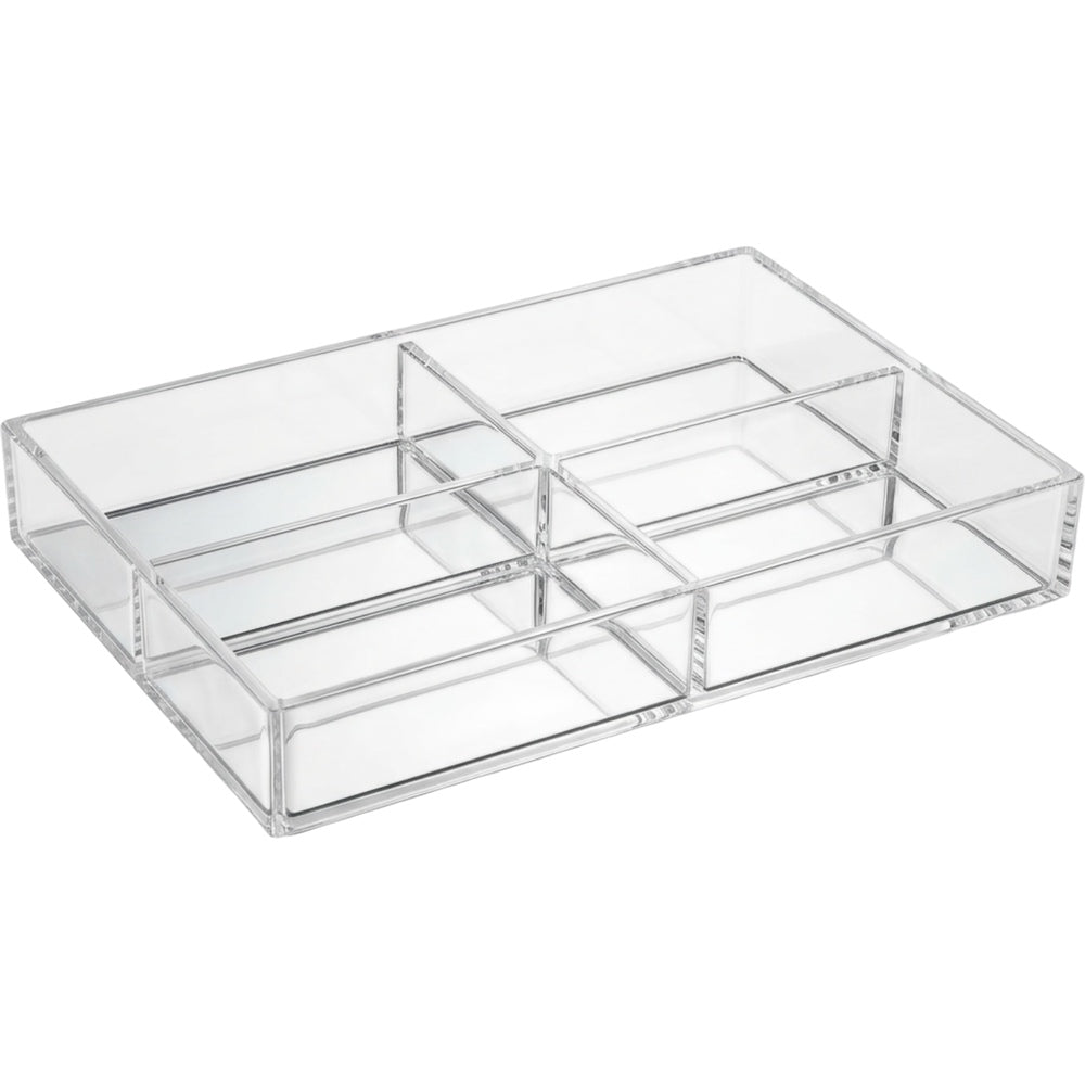 BOONT Clear Acrylic Vanity Tray Organizer Mirror Base